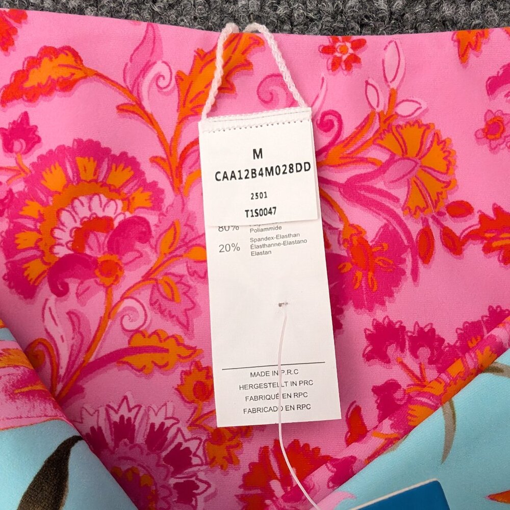 CUPSHE Bikini Bottom‎ M Multicolor Floral Swimwear - Picture 4 of 10
